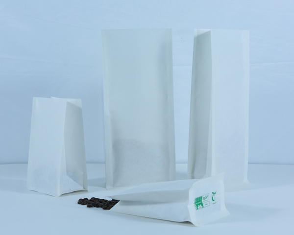 100% Biodegradable Kraft PLA bag stand up pouch Biodeg...